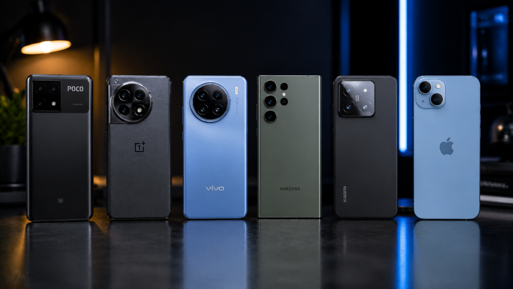 Os 5 únicos celulares custo-benefício que não vão te fazer passar raiva em 2026